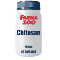 Chitosan 750mg cápsulas com 60 unidades