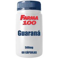 Guaraná 500mg cápsulas com 60 unidades