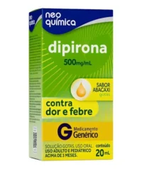 Dipirona Monoidratada 500mg/Ml Solução Oral Gotas Neo Química 20ml Sabor Abacaxi Genérico